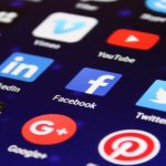 Image containing icons of social media companies